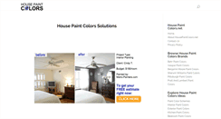 Desktop Screenshot of housepaintcolors.net