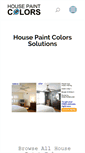 Mobile Screenshot of housepaintcolors.net